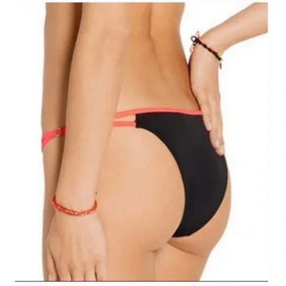 L'Agent by Agent‎ Provocateur Cari Bikini Bottom Black Melon Size L NWT - Picture 2 of 10